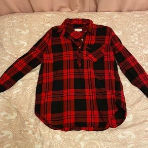 Gap boyfriend fit flannel shirt